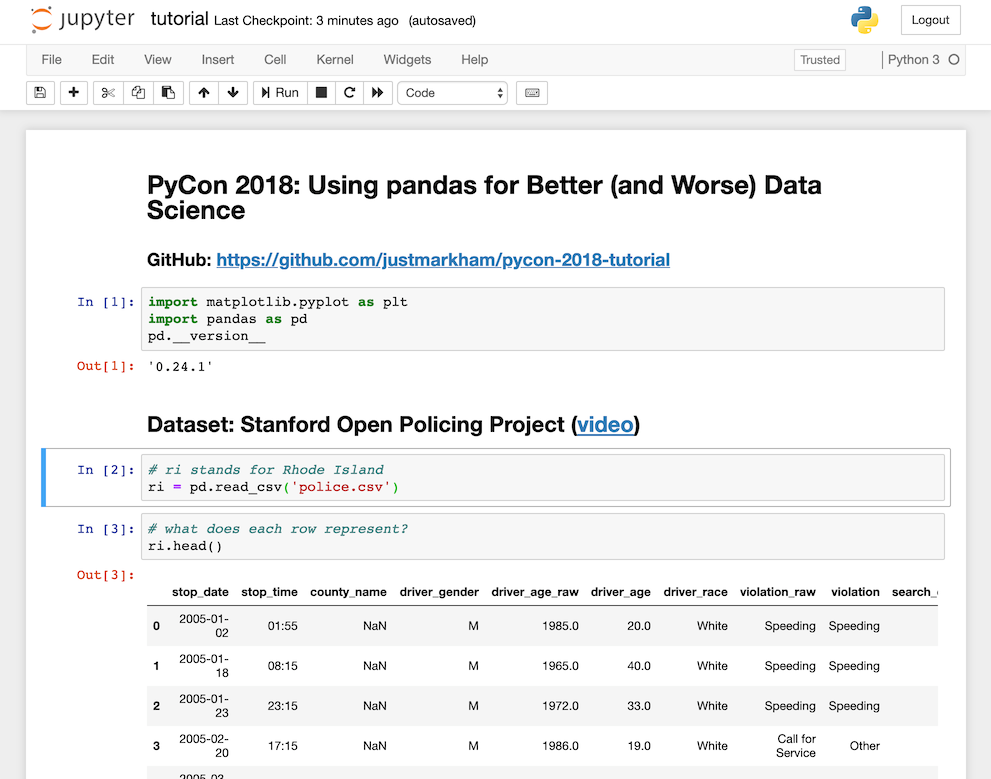 Carnet de notes Jupyter